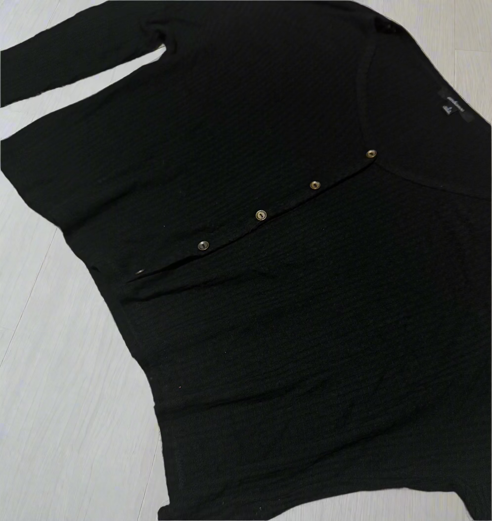 Women's Long Sleeve Waffleknit Top New