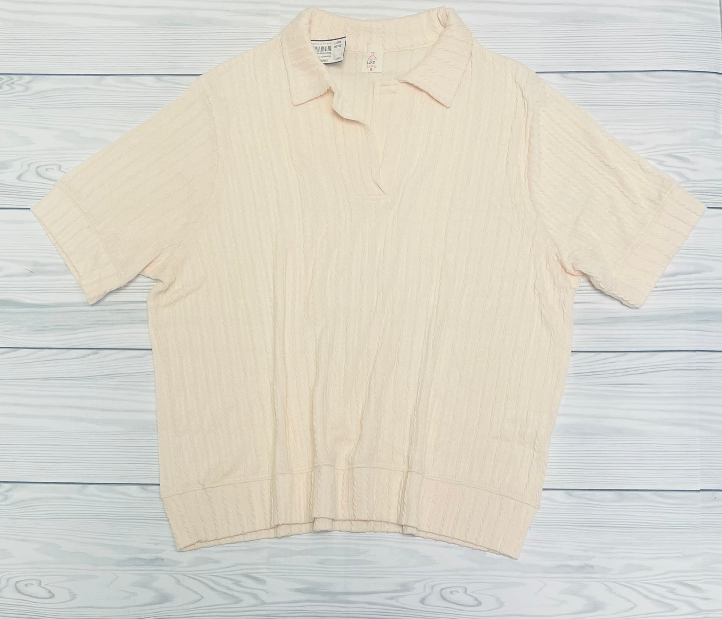 Like Love Oversized Collared Top