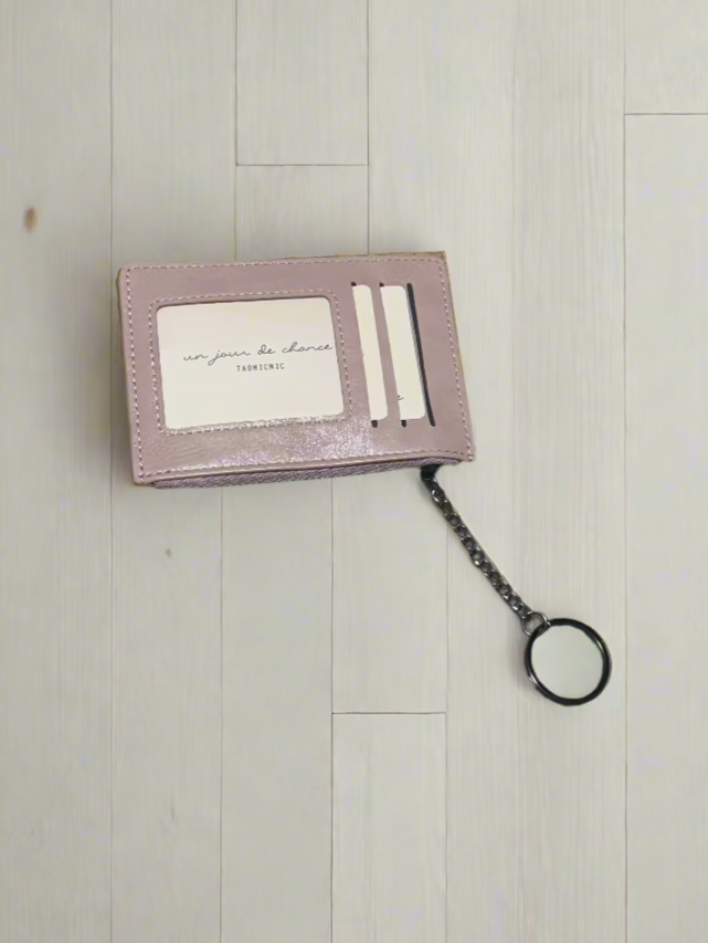 Card Wallet with Keychain