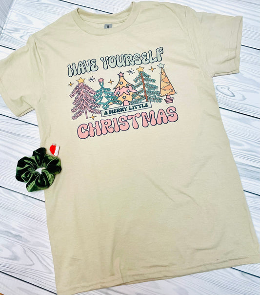 Merry Little Christmas Graphic Tee