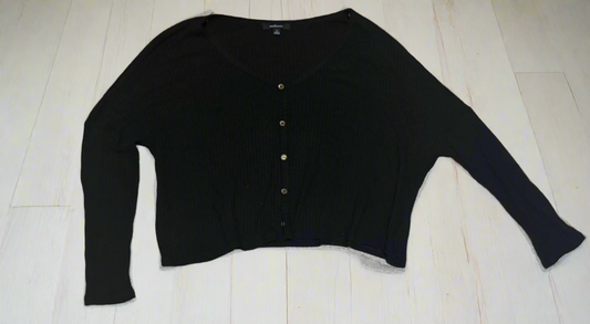 Women's Long Sleeve Waffleknit Top New